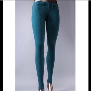 FLYING MONKEY Skinny Jean in Teal Size 24